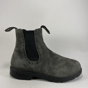 Blundstone 1630 Rustic Chelsea Boots Womens 6.5 AU, Size 9.5 US Gray Pull On